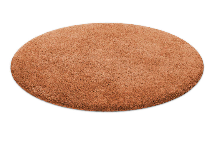 Porto Azzurro Badteppich terracotta Hochflor rund