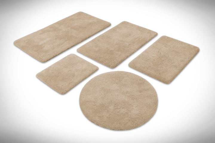 Porto Azzurro Badteppich cappuccino beige Hochflor rechteckig