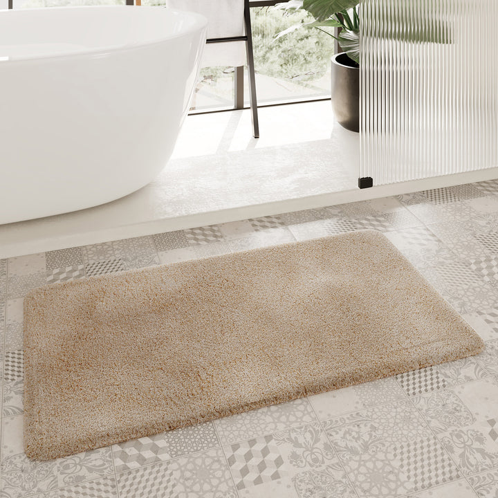 Porto Azzurro Badteppich cappuccino beige Hochflor rechteckig