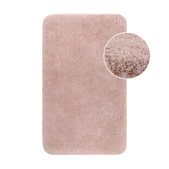 Porto Azzurro Badteppich puder rosa Hochflor rechteckig