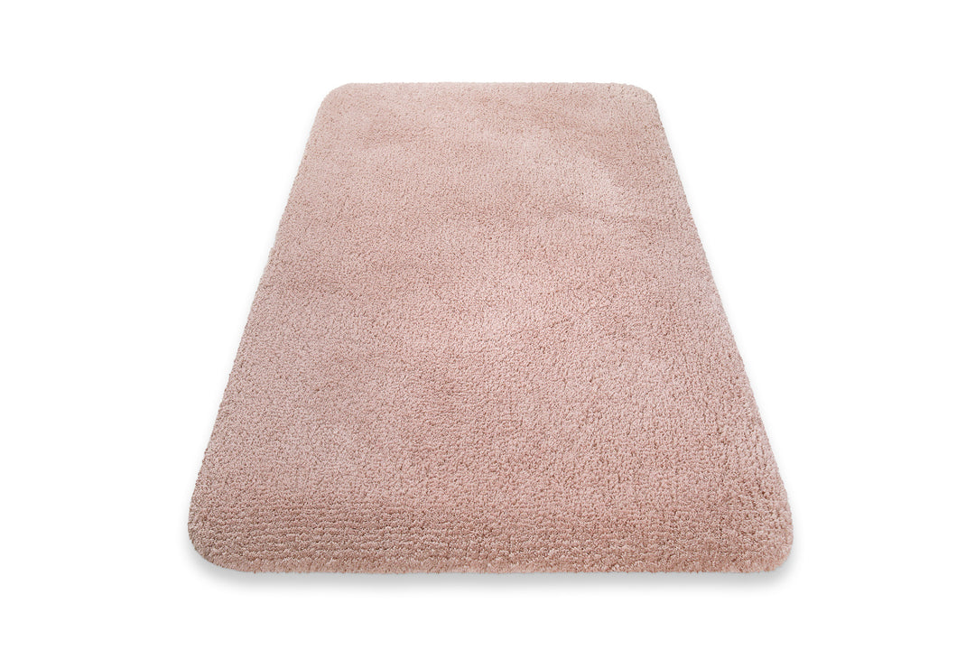 Porto Azzurro Badteppich puder rosa Hochflor rechteckig
