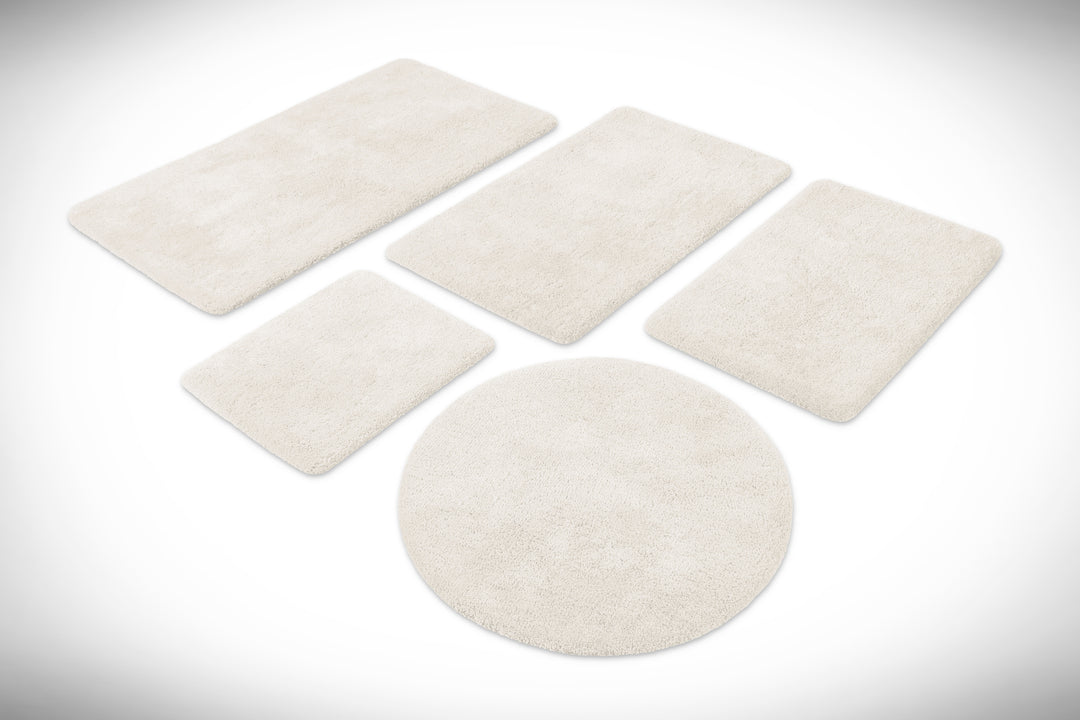 Porto Azzurro Badteppich elfenbein Hochflor rechteckig