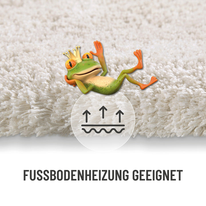 Porto Azzurro Badteppich elfenbein Hochflor rechteckig