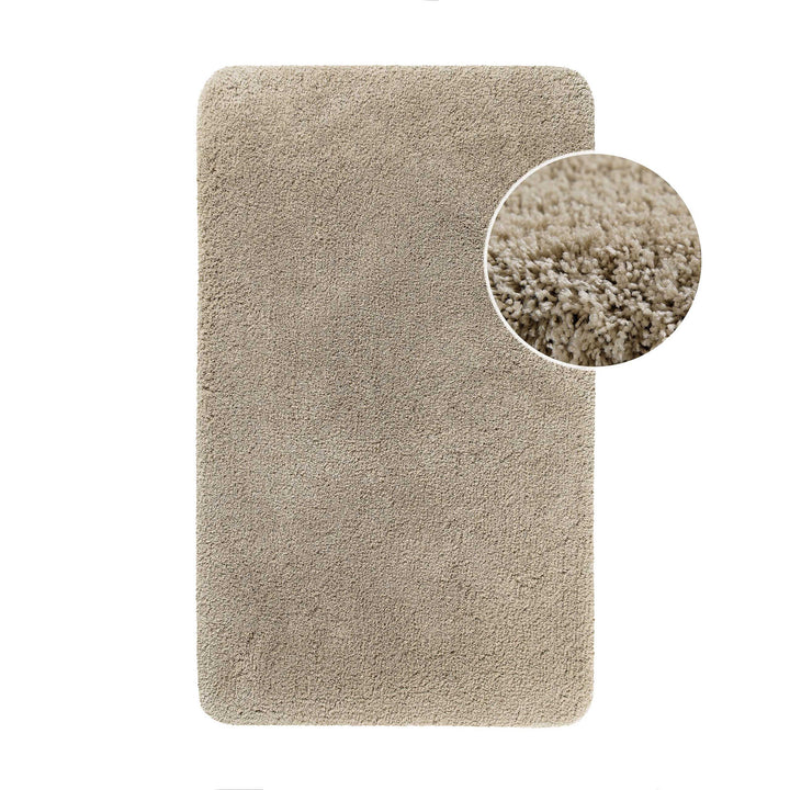 Porto Azzurro Badteppich hell taupe Hochflor rechteckig