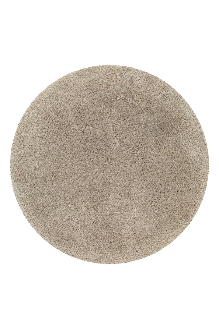 Porto Azzurro Badteppich hell taupe Hochflor rund