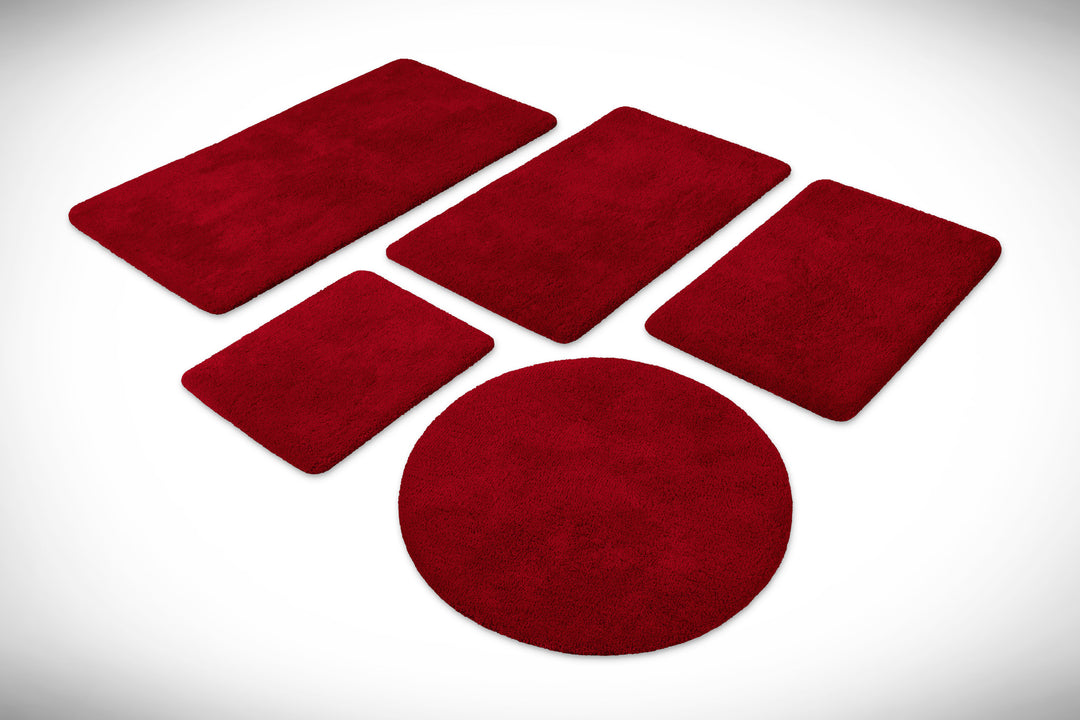 Porto Azzurro Badteppich kamin rot Hochflor rechteckig