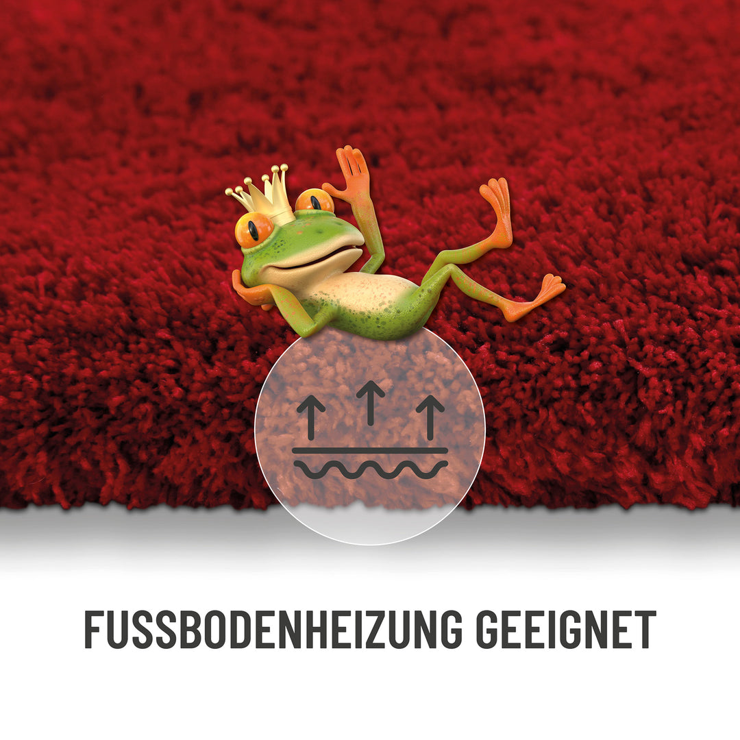 Porto Azzurro Badteppich kamin rot Hochflor rechteckig