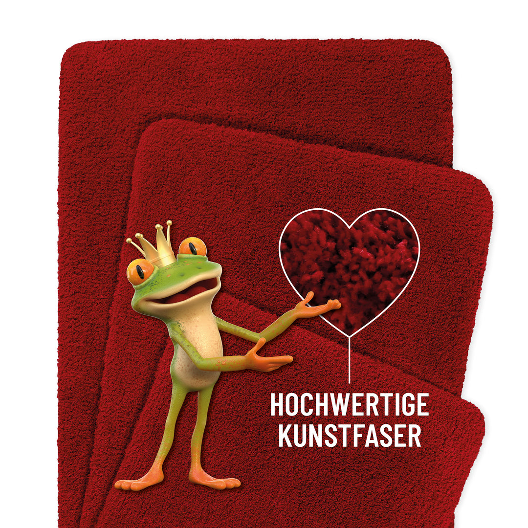 Porto Azzurro Badteppich kamin rot Hochflor rechteckig