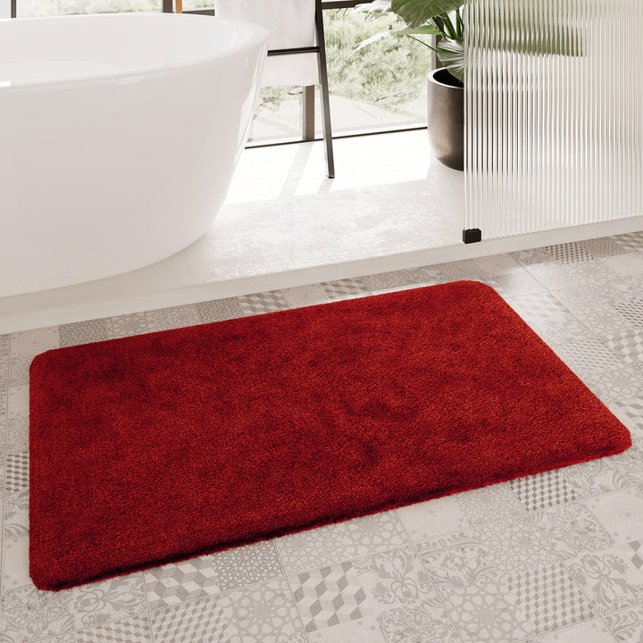 Porto Azzurro Badteppich kamin rot Hochflor rechteckig