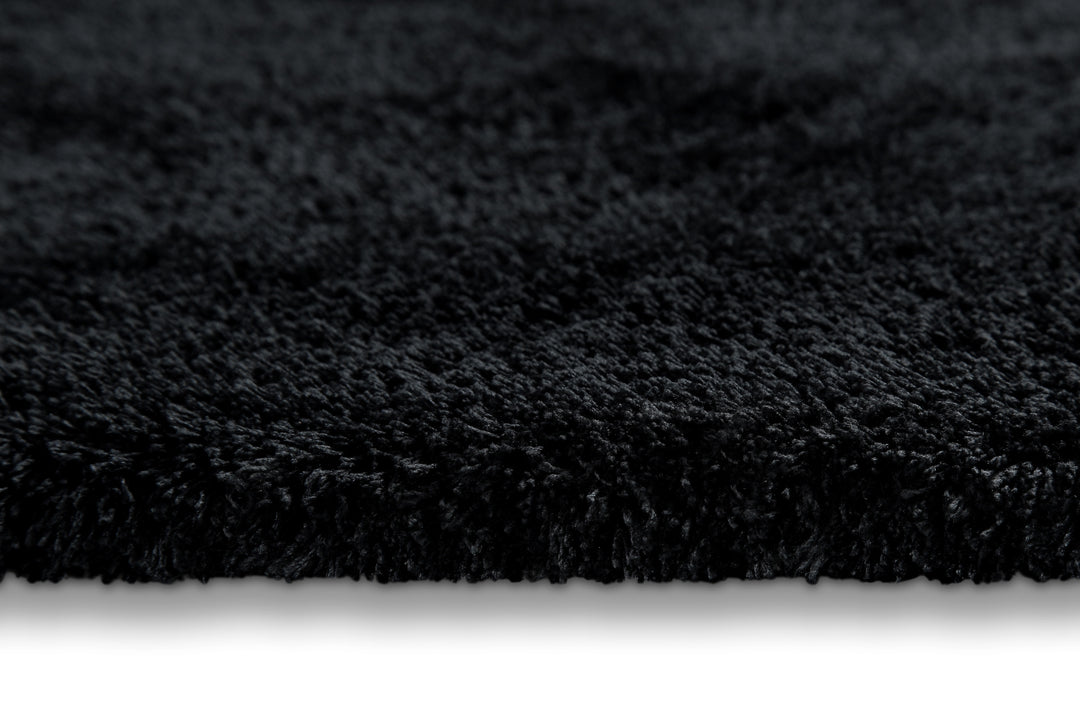 Porto Azzurro Badteppich anthrazit schwarz Hochflor rechteckig