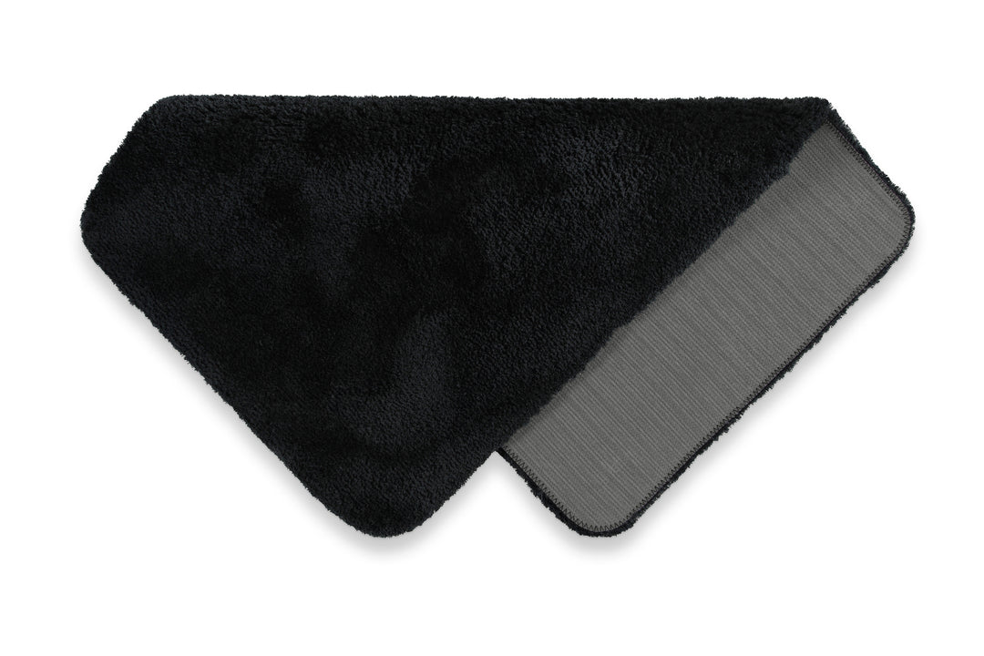 Porto Azzurro Badteppich anthrazit schwarz Hochflor rechteckig