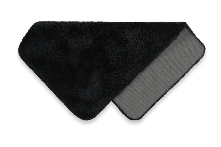 Porto Azzurro Badteppich anthrazit schwarz Hochflor rechteckig