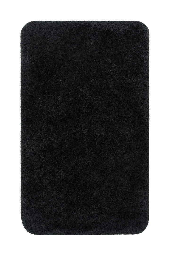 Porto Azzurro Badteppich anthrazit schwarz Hochflor rechteckig