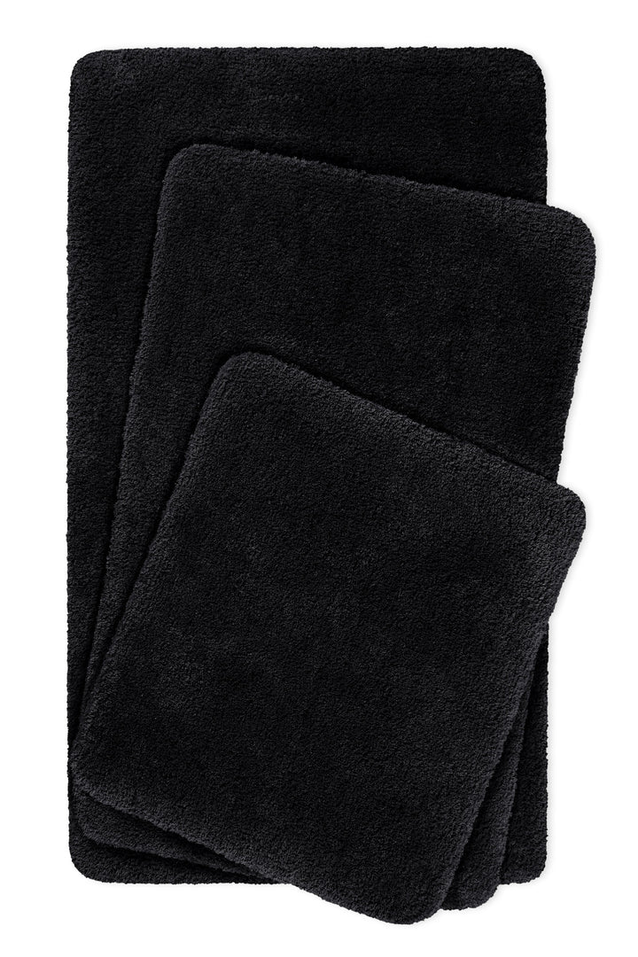 Porto Azzurro Badteppich anthrazit schwarz Hochflor rechteckig