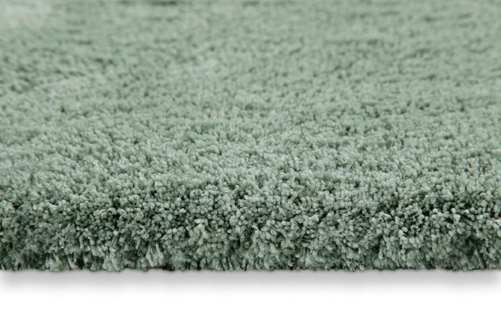 Porto Azzurro Badteppich salbei grün Hochflor rechteckig