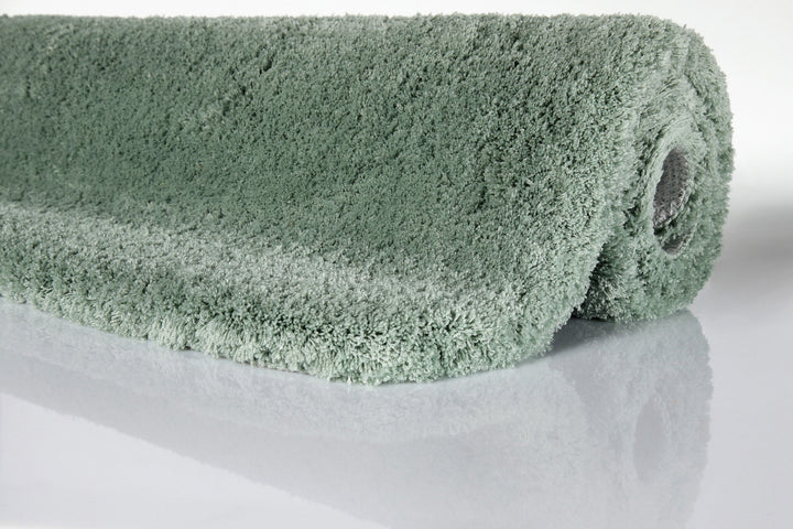 Porto Azzurro Badteppich salbei grün Hochflor rechteckig