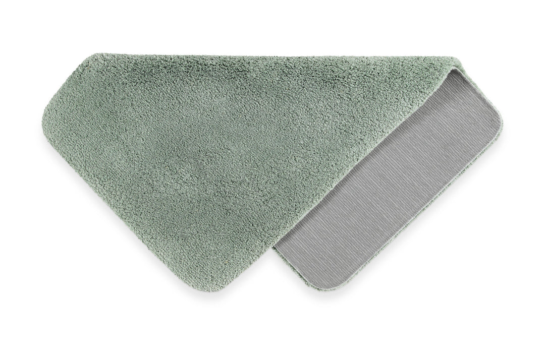 Porto Azzurro Badteppich salbei grün Hochflor rechteckig