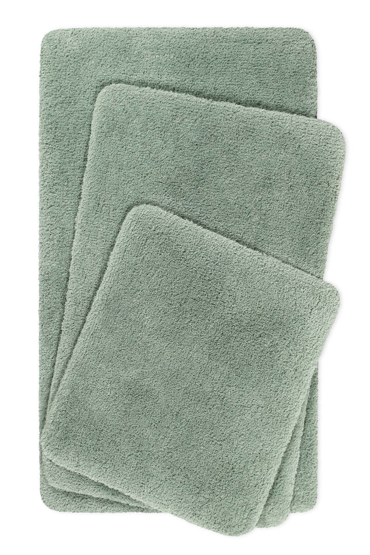 Porto Azzurro Badteppich salbei grün Hochflor rechteckig