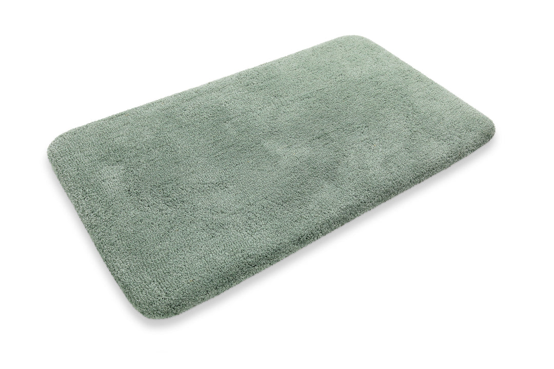 Porto Azzurro Badteppich salbei grün Hochflor rechteckig