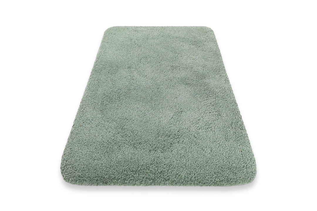 Porto Azzurro Badteppich salbei grün Hochflor rechteckig