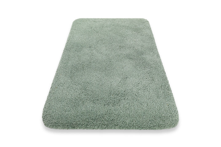 Porto Azzurro Badteppich salbei grün Hochflor rechteckig