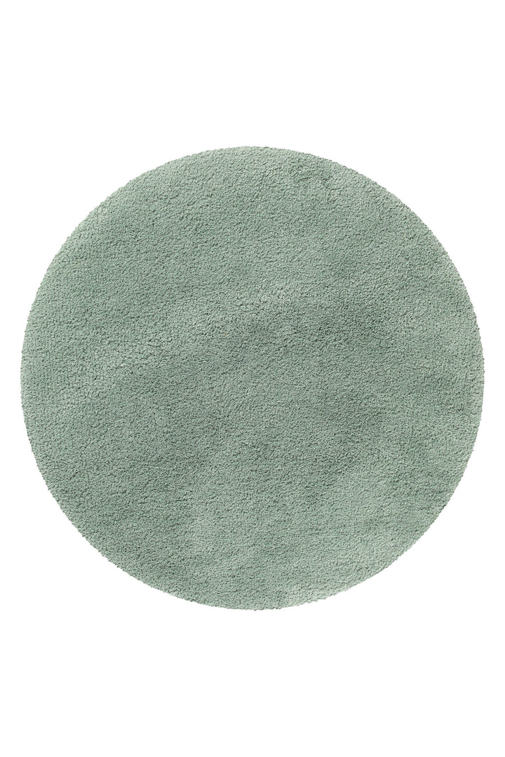 Porto Azzurro Badteppich salbei grün Hochflor rund
