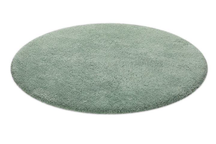 Porto Azzurro Badteppich salbei grün Hochflor rund