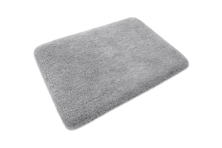 Porto Azzurro Badteppich mittel grau Hochflor rechteckig