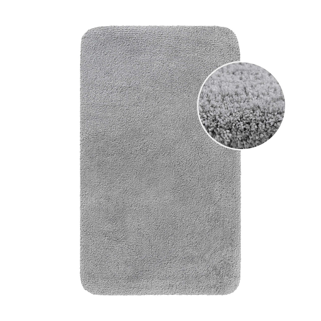 Porto Azzurro Badteppich mittel grau Hochflor rechteckig