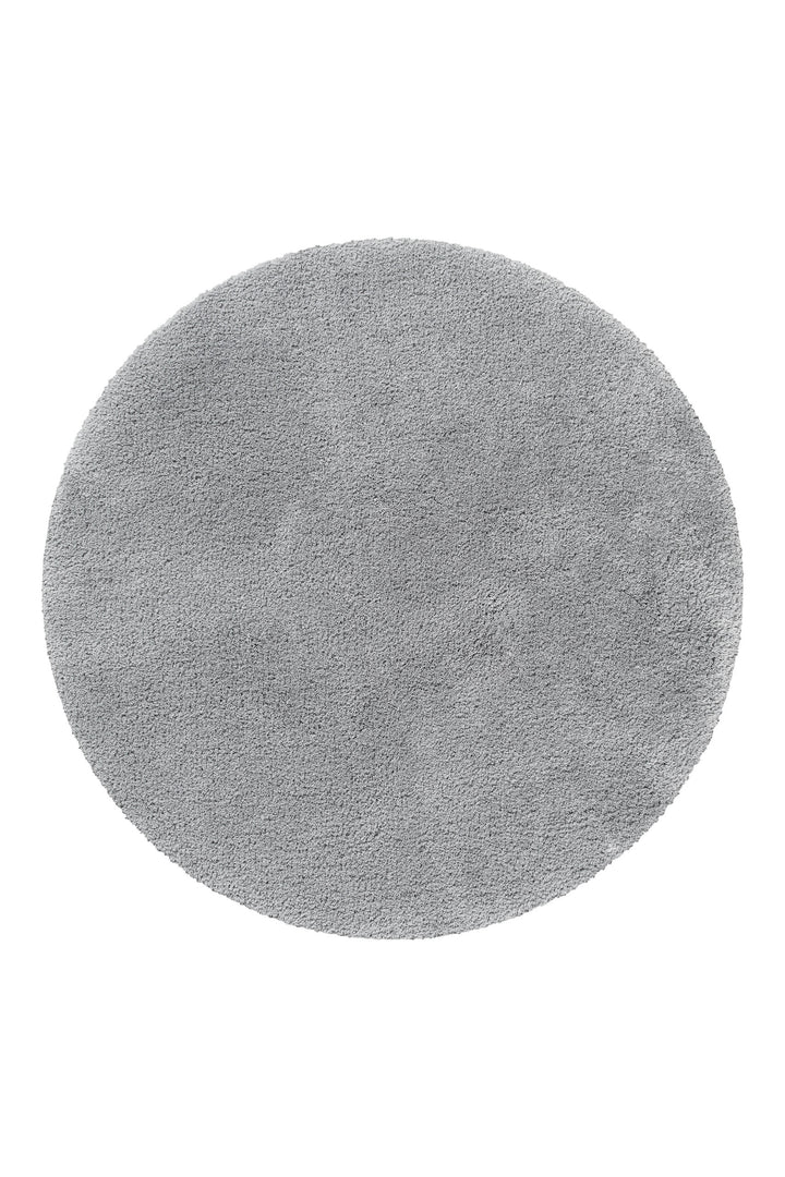 Porto Azzurro Badteppich mittel grau Hochflor rund