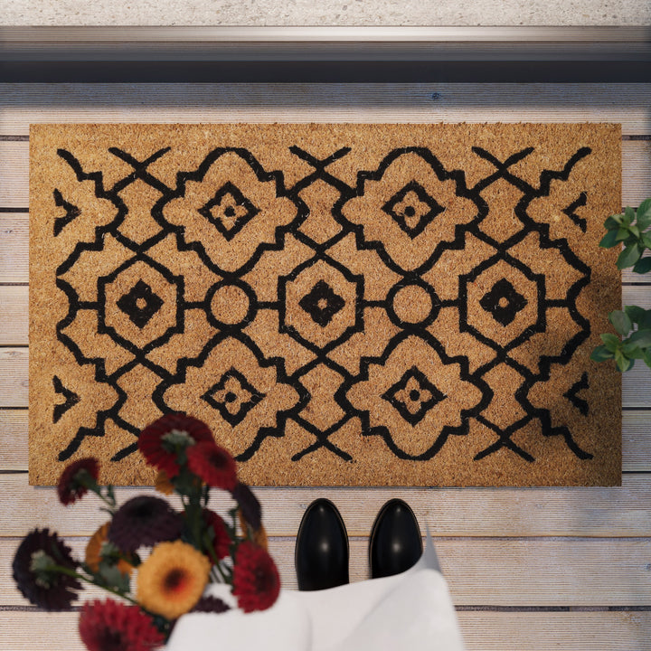 Posh Palace Fußmatte natur Kurzflor rechteckig