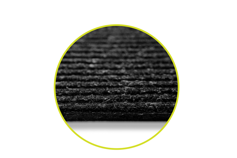 Buhai Schmutzfangmatte gezoomte Kante schwarz