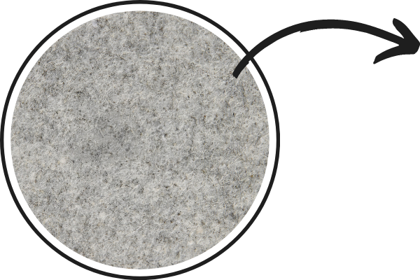 Rugpad Oberseite rangezoomt