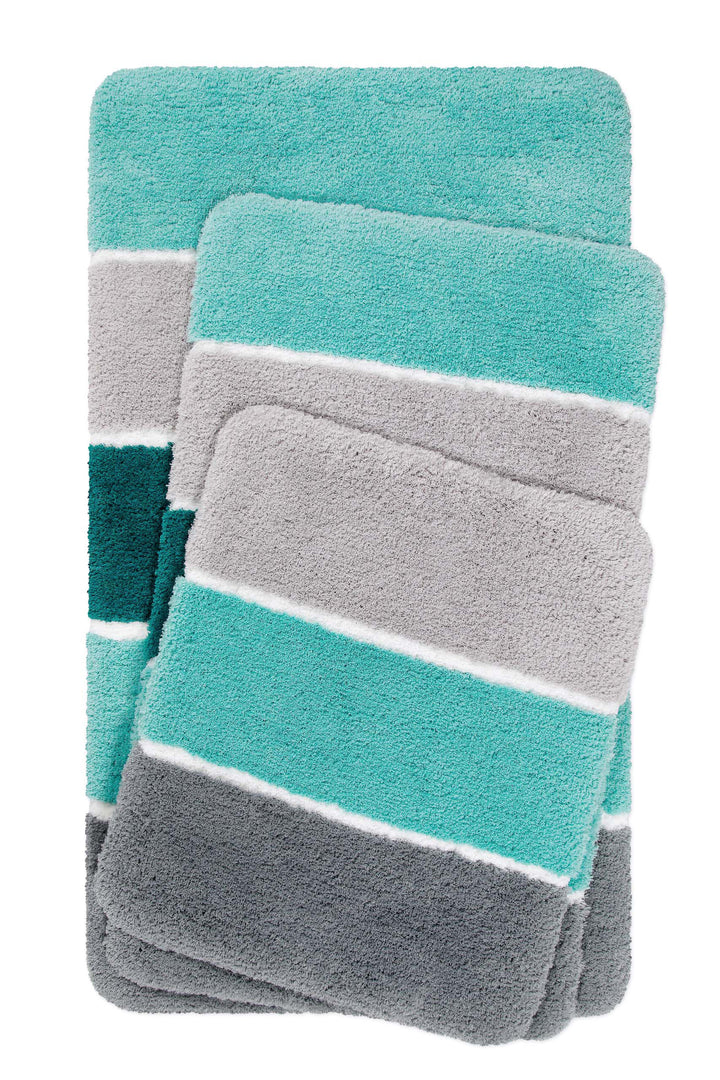 Rio Marina Badteppich türkis blau Hochflor rechteckig