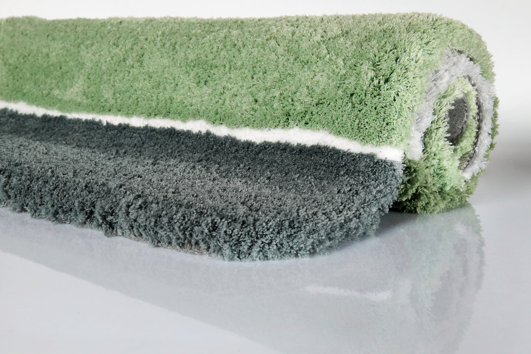 Rio Marina Badteppich lind grün Hochflor rechteckig