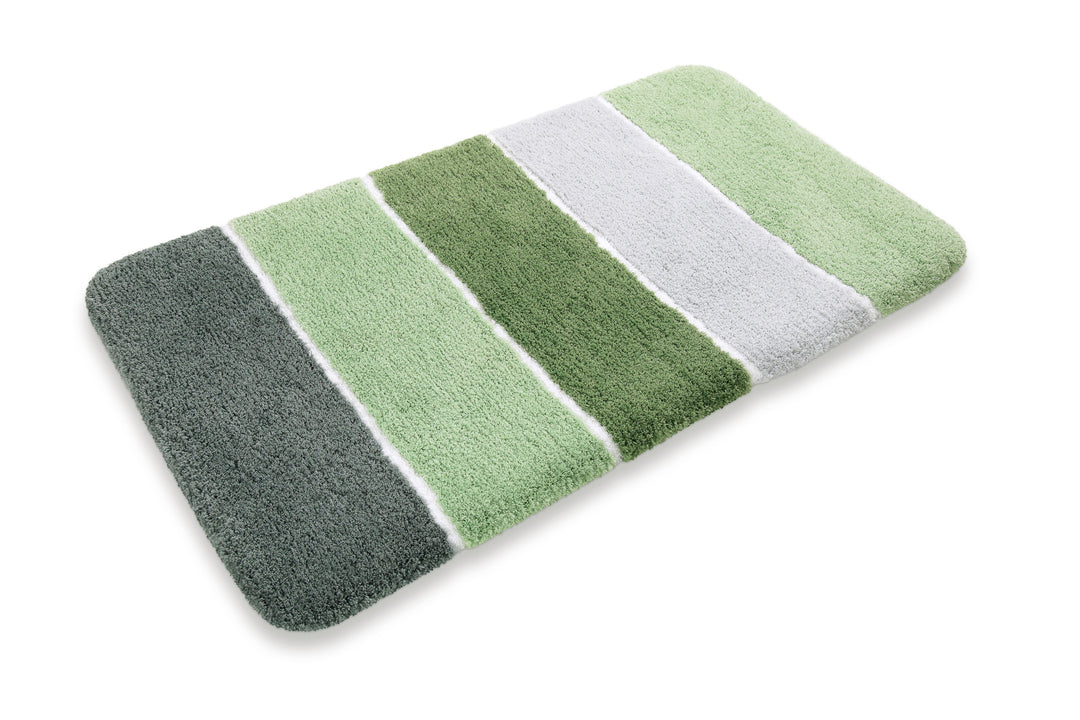 Rio Marina Badteppich lind grün Hochflor rechteckig