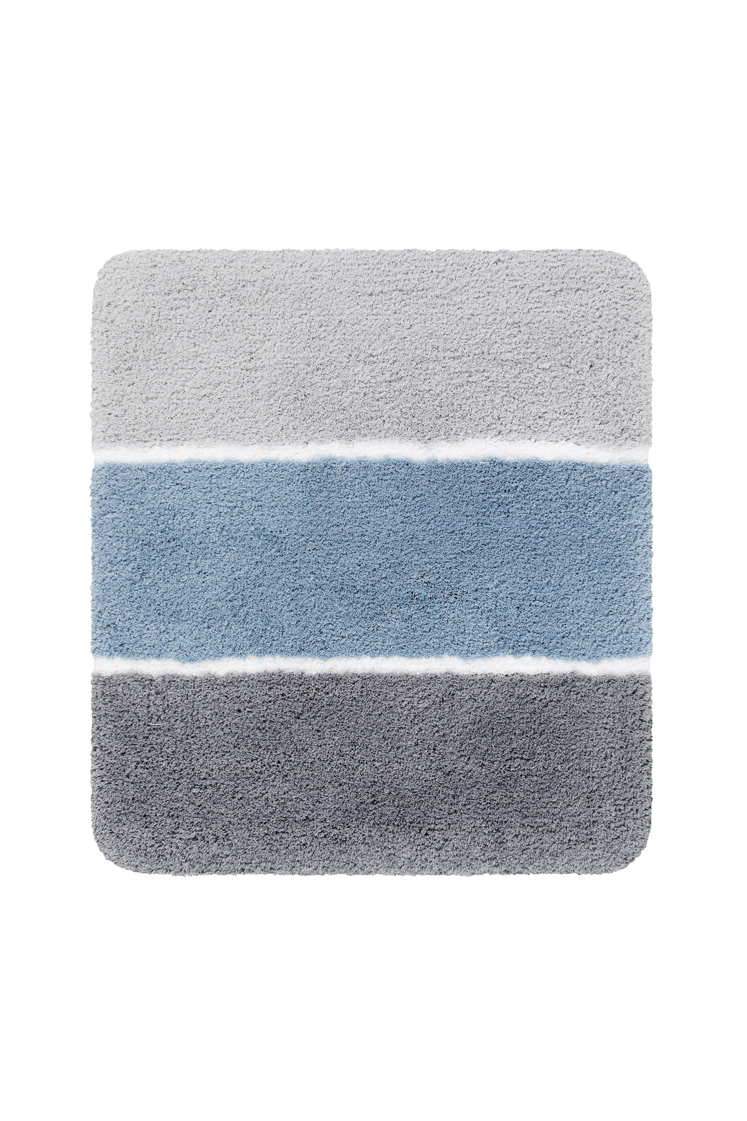 Rio Marina Badteppich rauch blau Hochflor rechteckig