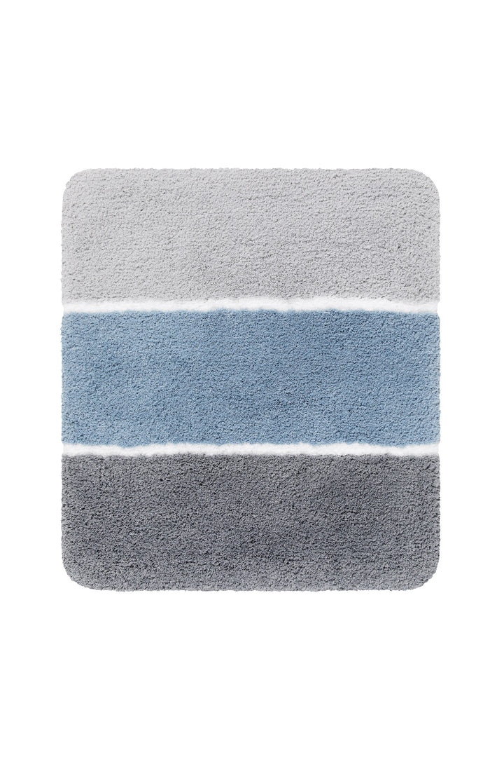 Rio Marina Badteppich rauch blau Hochflor rechteckig