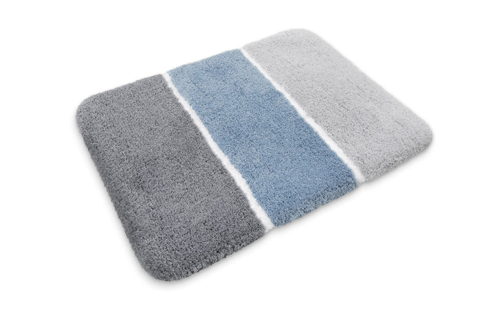 Rio Marina Badteppich rauch blau Hochflor rechteckig