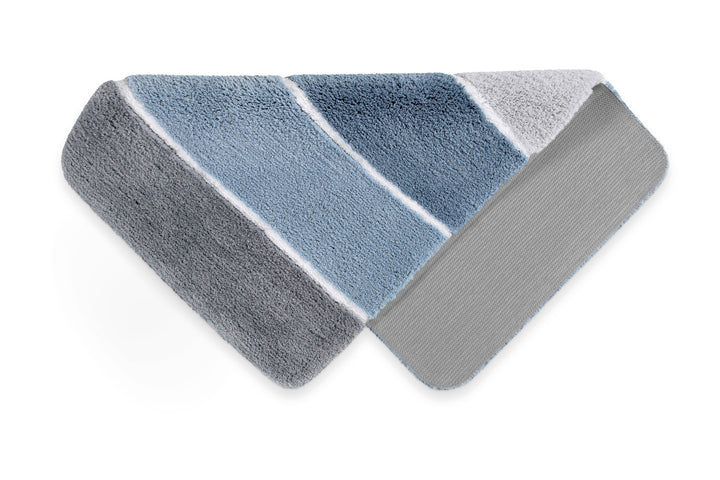 Rio Marina Badteppich rauch blau Hochflor rechteckig