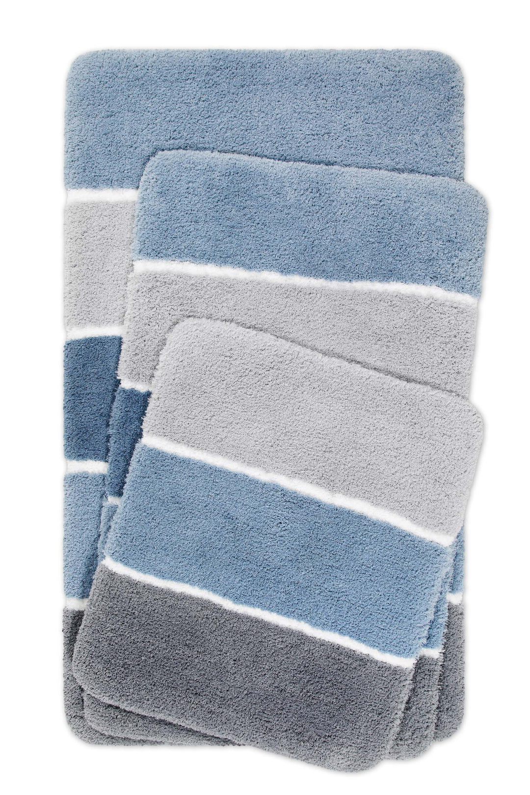 Rio Marina Badteppich rauch blau Hochflor rechteckig