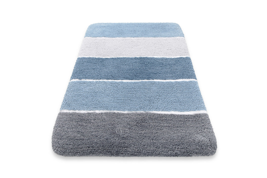 Rio Marina Badteppich rauch blau Hochflor rechteckig