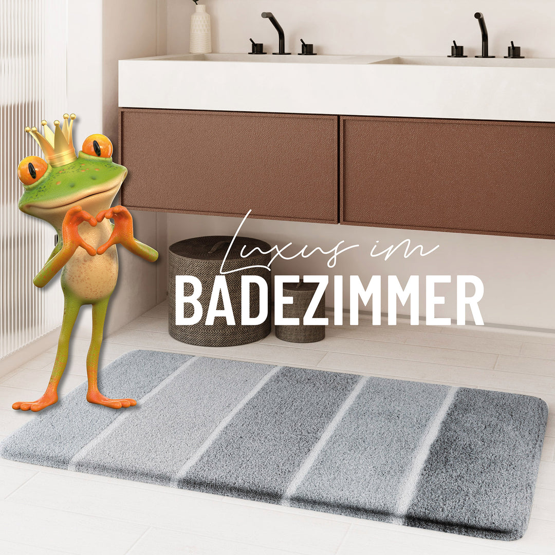 Rio Marina Badteppich grau multi Hochflor rechteckig