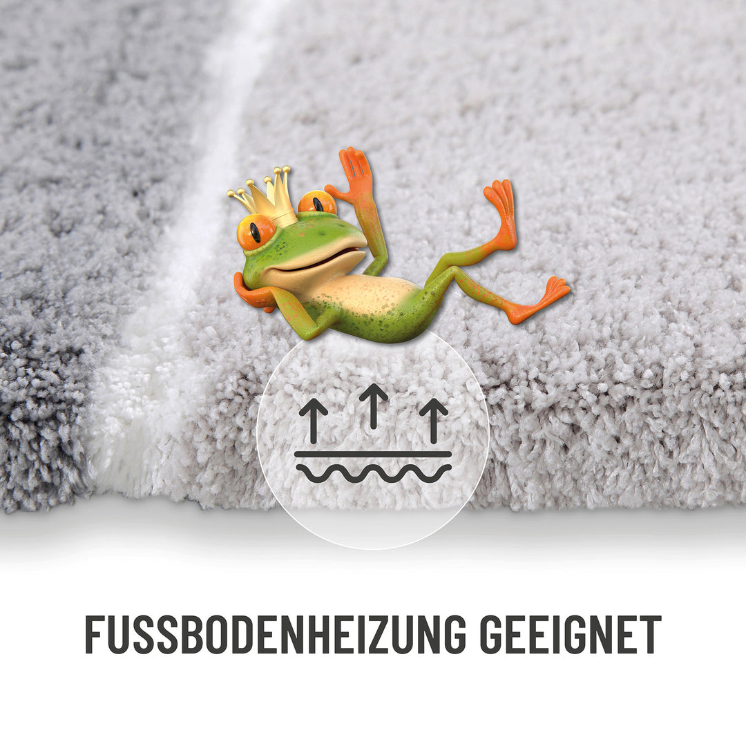 Rio Marina Badteppich grau multi Hochflor rechteckig