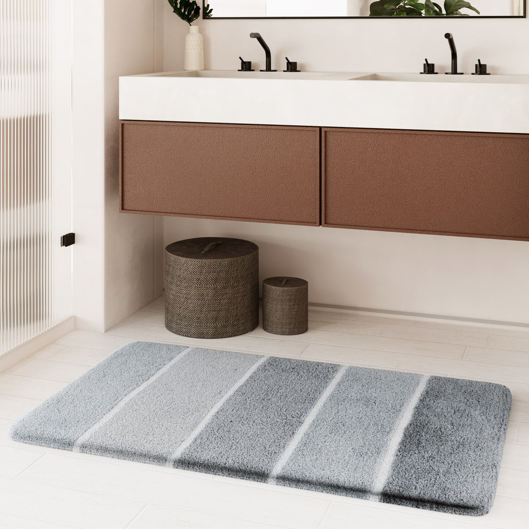 Rio Marina Badteppich grau multi Hochflor rechteckig