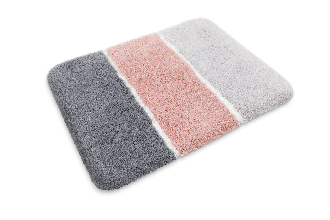 Rio Marina Badteppich puder rosa Hochflor rechteckig