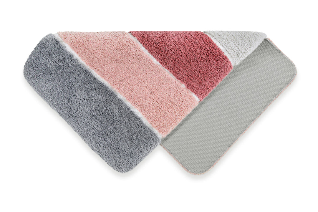 Rio Marina Badteppich puder rosa Hochflor rechteckig