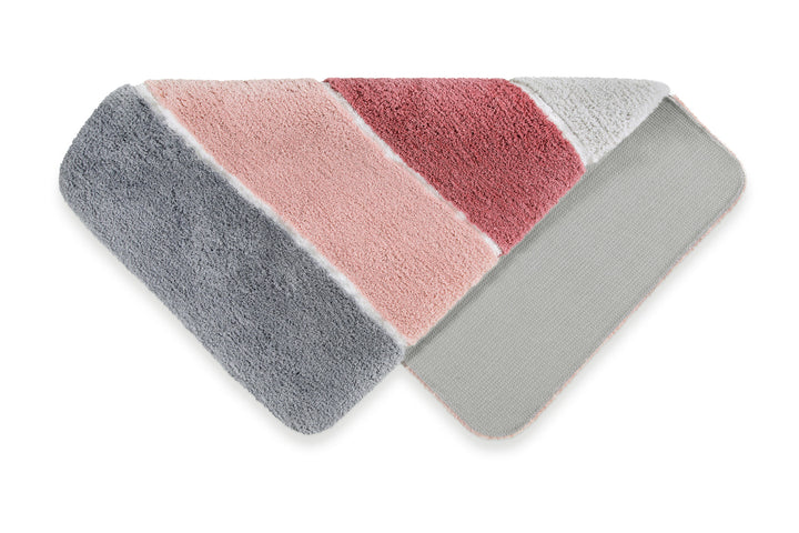Rio Marina Badteppich puder rosa Hochflor rechteckig