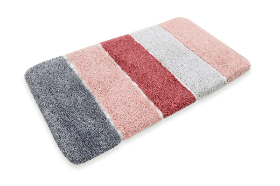Rio Marina Badteppich puder rosa Hochflor rechteckig