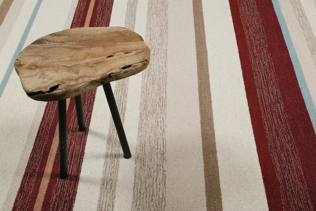 Sally Teppich beige multi Kurzflor rechteckig